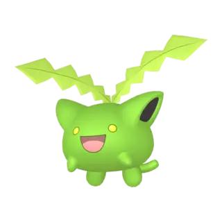 Hoppip shiny front-facing sprite from Pokémon Y