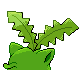 Hoppip shiny back-facing sprite from Pokémon Platinum