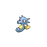 Horsea front-facing sprite from Pokémon Black 2