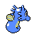 Horsea back-facing sprite from Pokémon Crystal