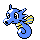 Horsea front-facing sprite from Pokémon Crystal