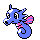 Horsea shiny front-facing sprite from Pokémon Crystal