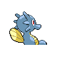 Horsea back-facing sprite from Pokémon Diamond