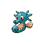 Horsea shiny front-facing sprite from Pokémon FireRed