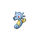 Horsea front-facing sprite from Pokémon SoulSilver