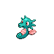 Horsea shiny front-facing sprite from Pokémon Platinum