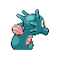 Horsea shiny back-facing sprite from Pokémon Sapphire