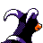 Houndoom back-facing sprite from Pokémon Crystal