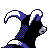 Houndoom shiny back-facing sprite from Pokémon Crystal