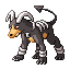 Houndoom front-facing sprite from Pokémon Emerald