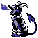 Houndoom shiny front-facing sprite from Pokémon Gold