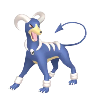 Houndoom shiny front-facing sprite from Pokémon Ultra Moon