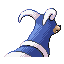 Houndoom shiny back-facing sprite from Pokémon Ruby