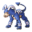 Houndoom shiny front-facing sprite from Pokémon Ruby