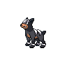 Houndour front-facing sprite from Pokémon White 2