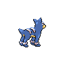 Houndour shiny back-facing sprite from Pokémon White 2
