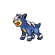 Houndour shiny front-facing sprite from Pokémon Pearl