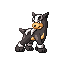 Houndour front-facing sprite from Pokémon Emerald