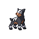 Houndour front-facing sprite from Pokémon SoulSilver