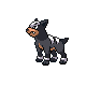 Houndour front-facing sprite from Pokémon Platinum