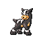 Houndour front-facing sprite from Pokémon Ruby
