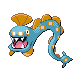 Huntail front-facing sprite from Pokémon Pearl