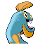 Huntail back-facing sprite from Pokémon Ruby