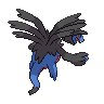 Hydreigon back-facing sprite from Pokémon Black 2