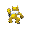 Hypno back-facing sprite from Pokémon Black 2