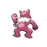 Hypno shiny back-facing sprite from Pokémon Black