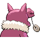 Hypno shiny back-facing sprite from Pokémon Diamond