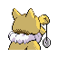 Hypno back-facing sprite from Pokémon FireRed