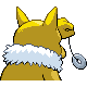 Hypno back-facing sprite from Pokémon HeartGold