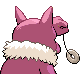 Hypno shiny back-facing sprite from Pokémon HeartGold