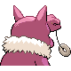 Hypno shiny back-facing sprite from Pokémon Platinum