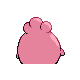 Igglybuff back-facing sprite from Pokémon Pearl