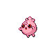 Igglybuff front-facing sprite from Pokémon Pearl