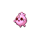Igglybuff shiny front-facing sprite from Pokémon Pearl