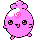 Igglybuff front-facing sprite from Pokémon Silver
