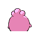 Igglybuff shiny back-facing sprite from Pokémon Platinum