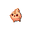 Igglybuff front-facing sprite from Pokémon Sapphire