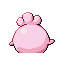 Igglybuff shiny back-facing sprite from Pokémon Sapphire