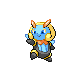 Illumise shiny front-facing sprite from Pokémon Pearl
