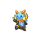 Illumise shiny front-facing sprite from Pokémon Platinum