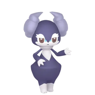 Indeedee front-facing sprite from Mega Dimension