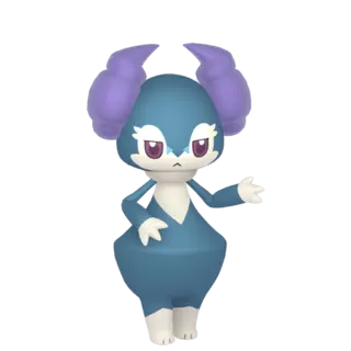 Indeedee shiny front-facing sprite from Mega Dimension