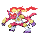 Infernape shiny front-facing sprite from Pokémon Pearl