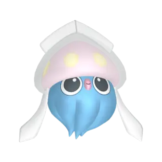 Inkay front-facing sprite from Pokémon Moon