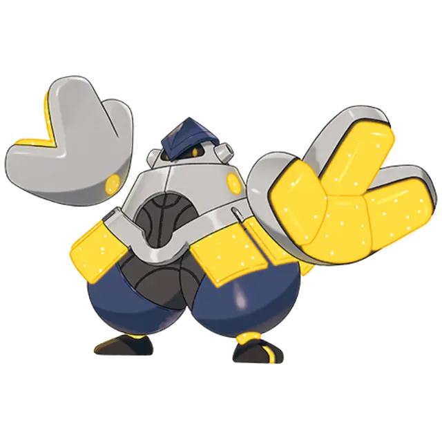 Iron Hands, the Paradox Pokémon — Fighting/Electric-type Pokémon official artwork