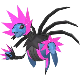 Iron Jugulis front-facing sprite from Pokémon Violet